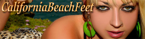 California beach foot goddesses