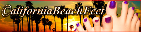 California beach toes